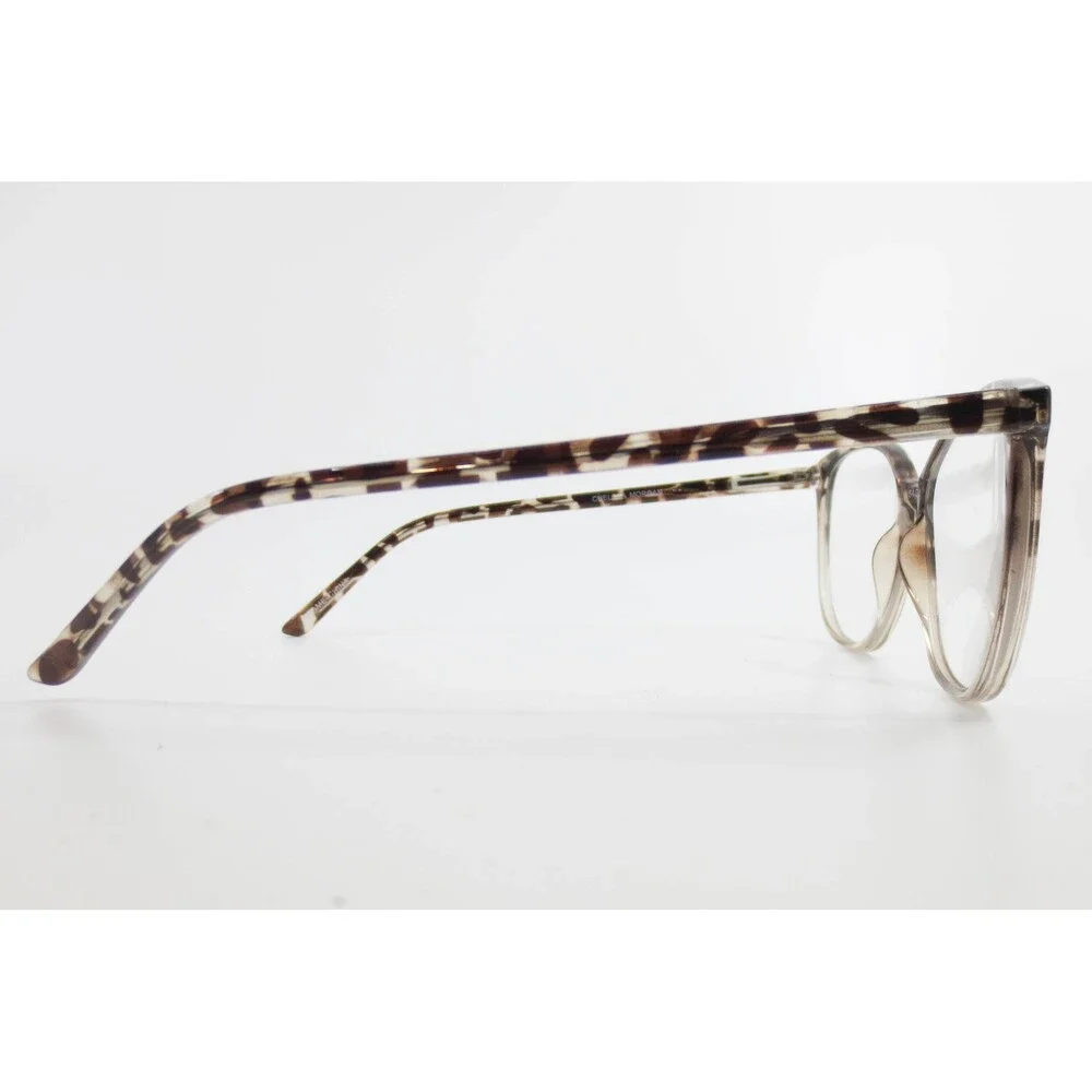 Chelsea Morgan CM 20218 Eyeglasses Tortoise Pewter Cat Eye Frames 54-14-140